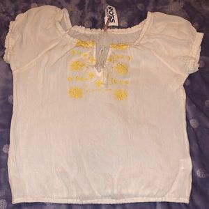 Woman’s white blouse